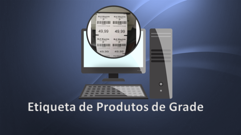 Impressão de Etiquetas de Produtos de Grade (Grade de Impressão)